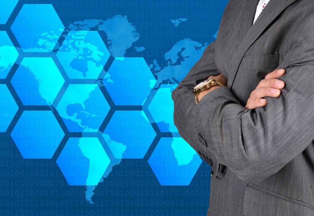 business, global, businessman, network, connection, 
